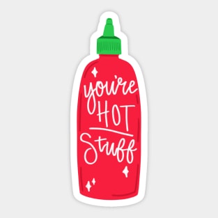 hot stuff! Sticker